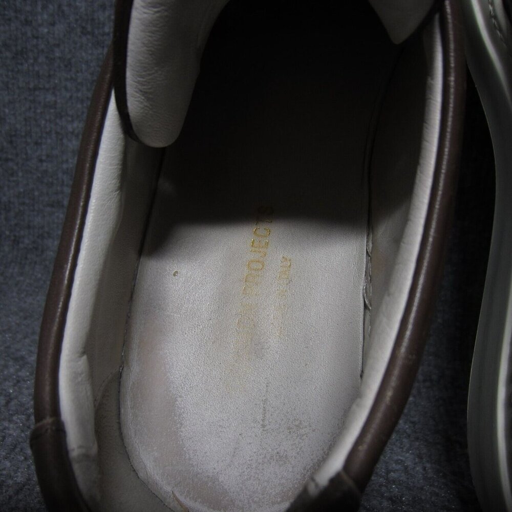 Common Projects Sneakers Men's Low Top Lace Up Brown Leather Shoes 44 US 11 - Picture 6 of 13